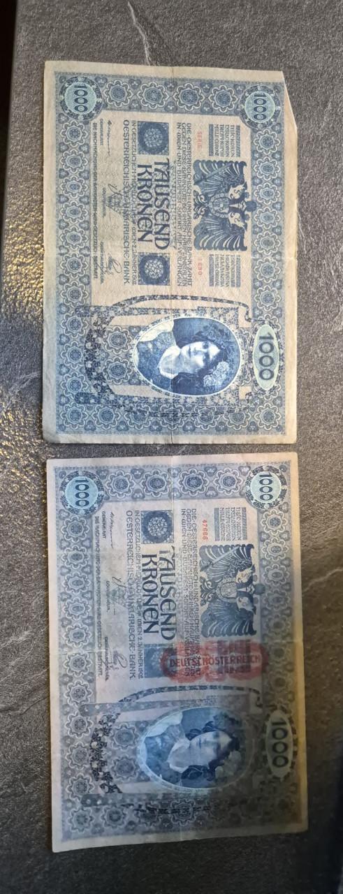 Oostenrijkse kronen 1000 uit 1902