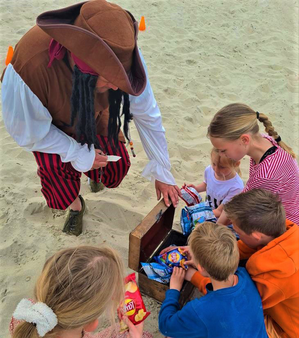 Unieke schatzoek feestjes met zeeroverskapitein Dirkie Duit