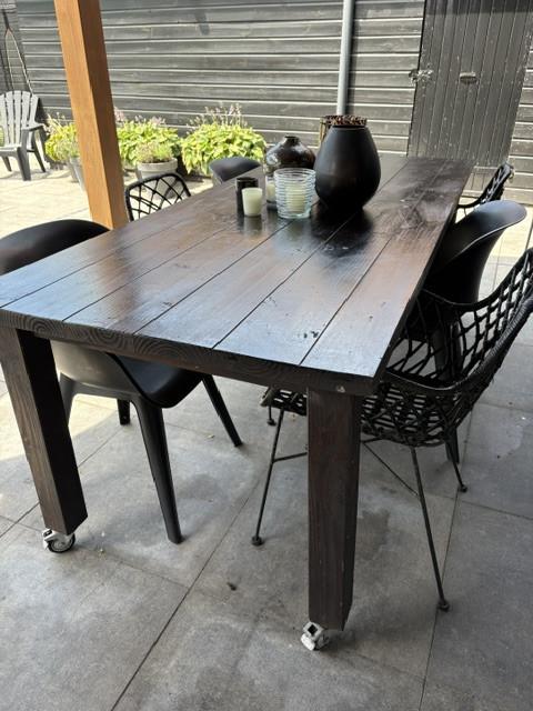 Tuintafel met 6 stoelen