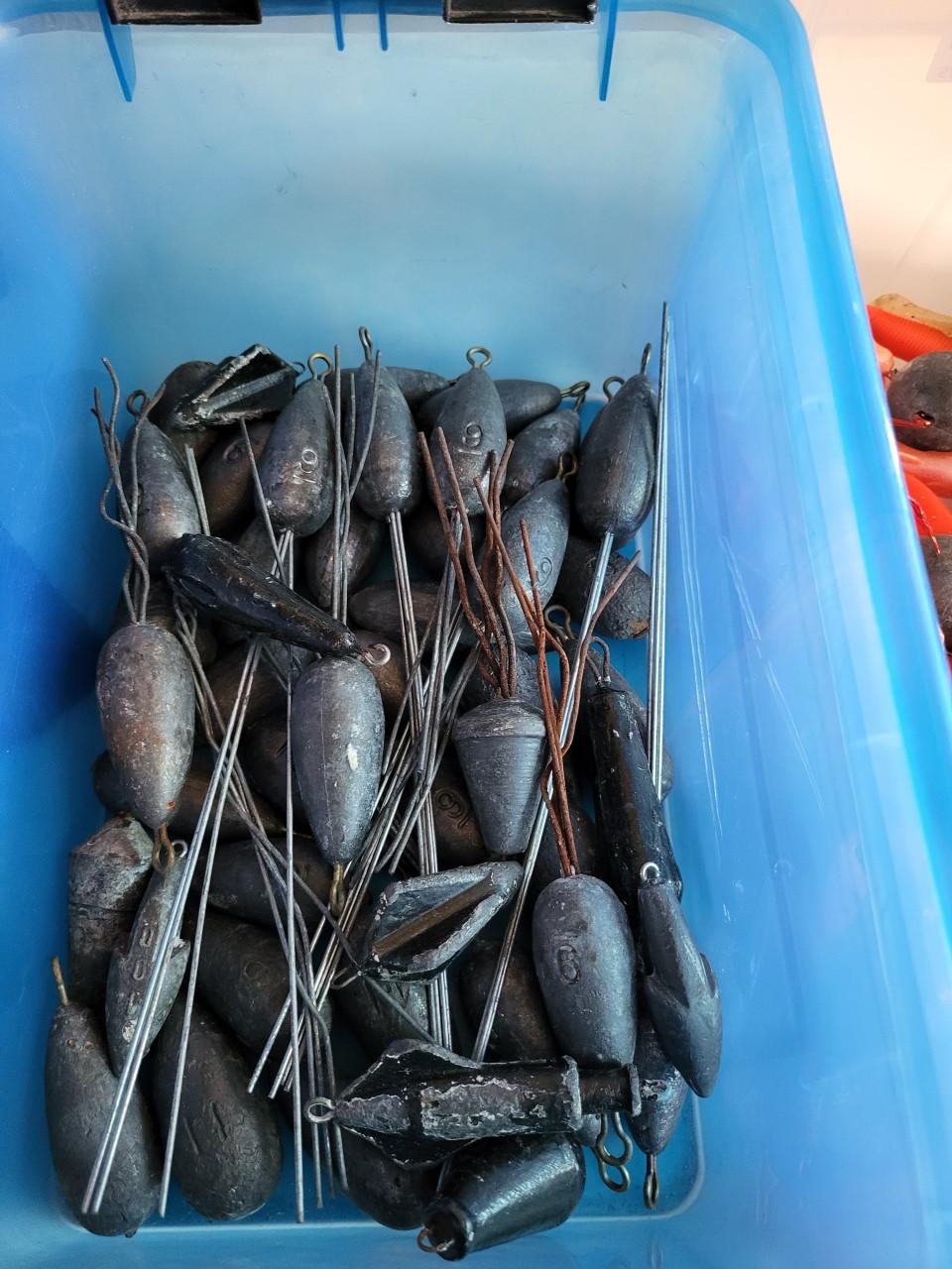 Jigkoppen en lood   300 gram