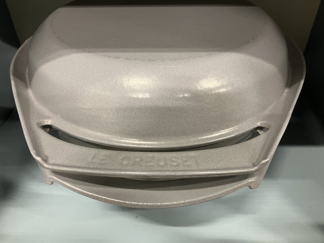 Unieke Le Creuset braadpan 26cm met grilldeksel, izgs