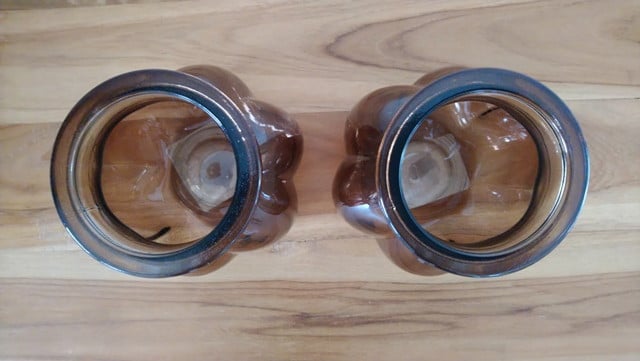 Set sfeerlichtjes / vaasjes - NIEUW