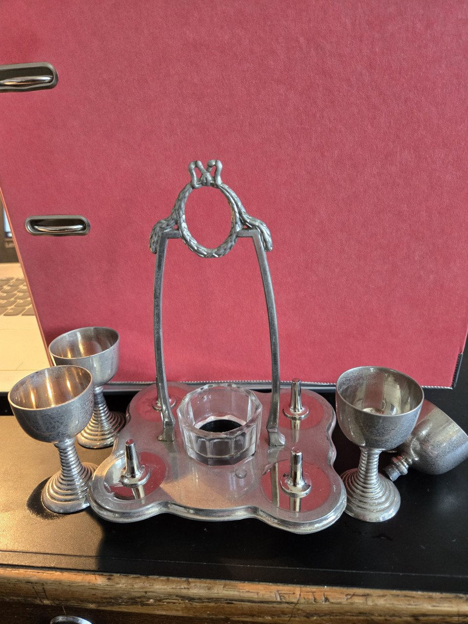 Art Nouveau menage-set Jugenstil, Heimendahl & Keller 1900