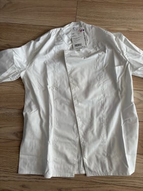 Witte koksbuis nieuw maat 50
