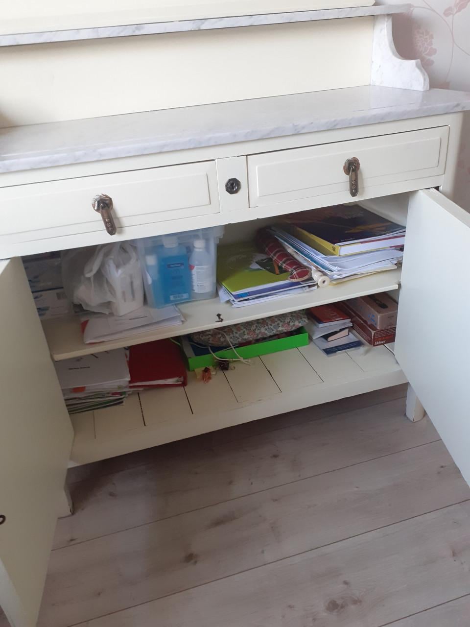 Waskastje brocante