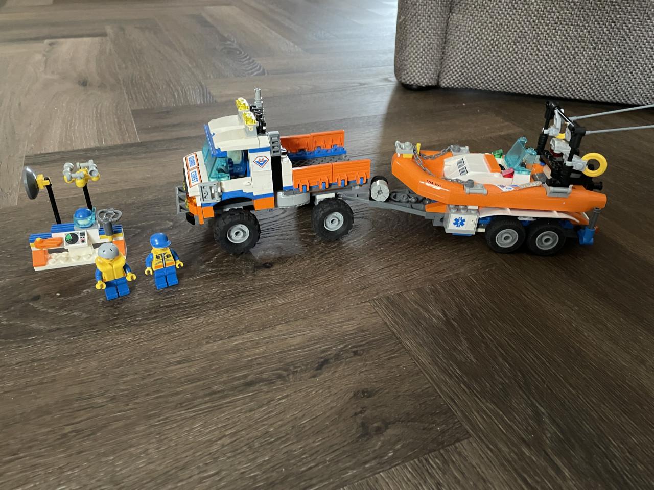 Lego City: Kustwachttruck met speedboot 7726
