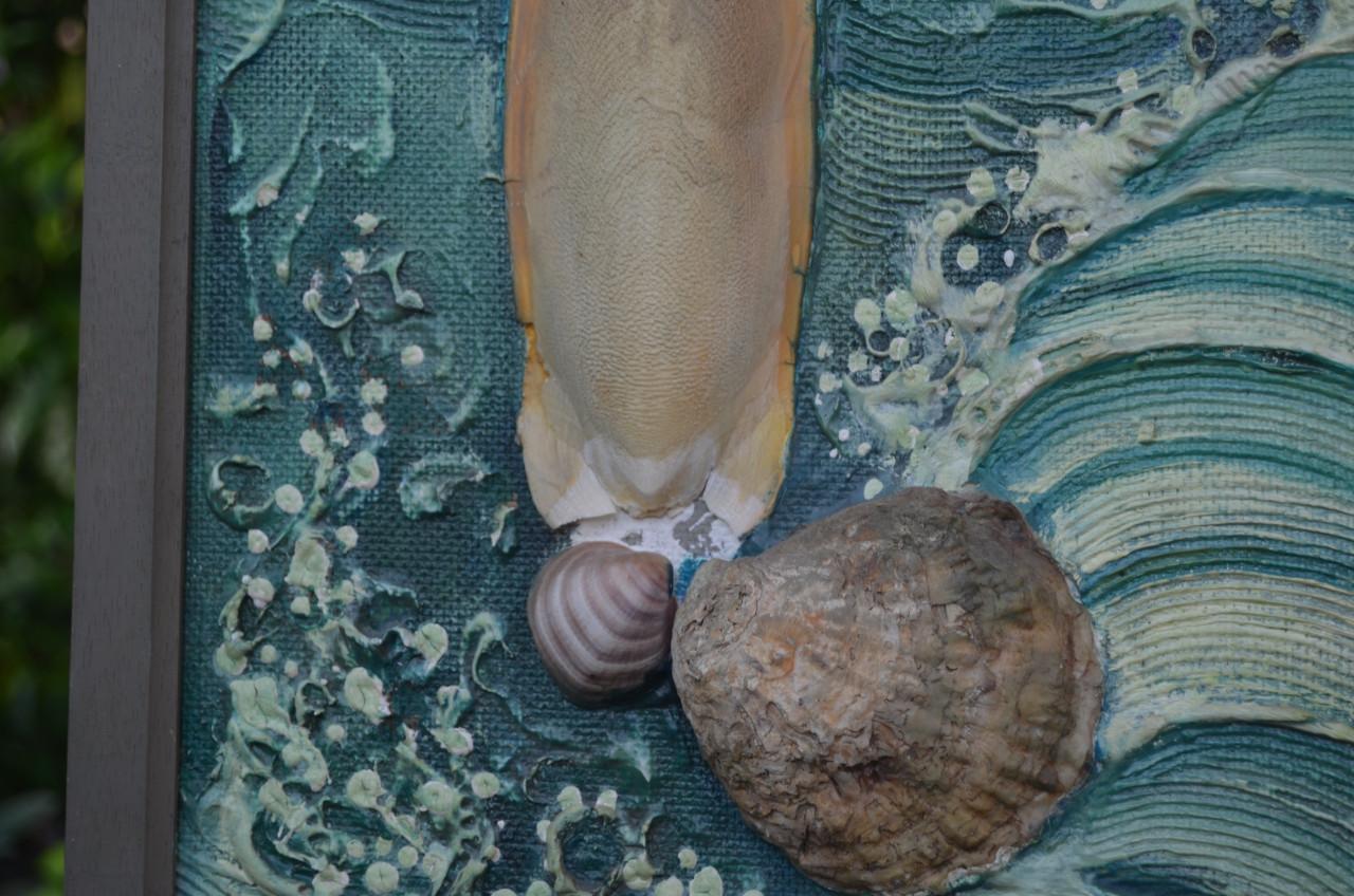 Bijzonder werk Louis Heymans 'Strand' gesig. en gedat. '67