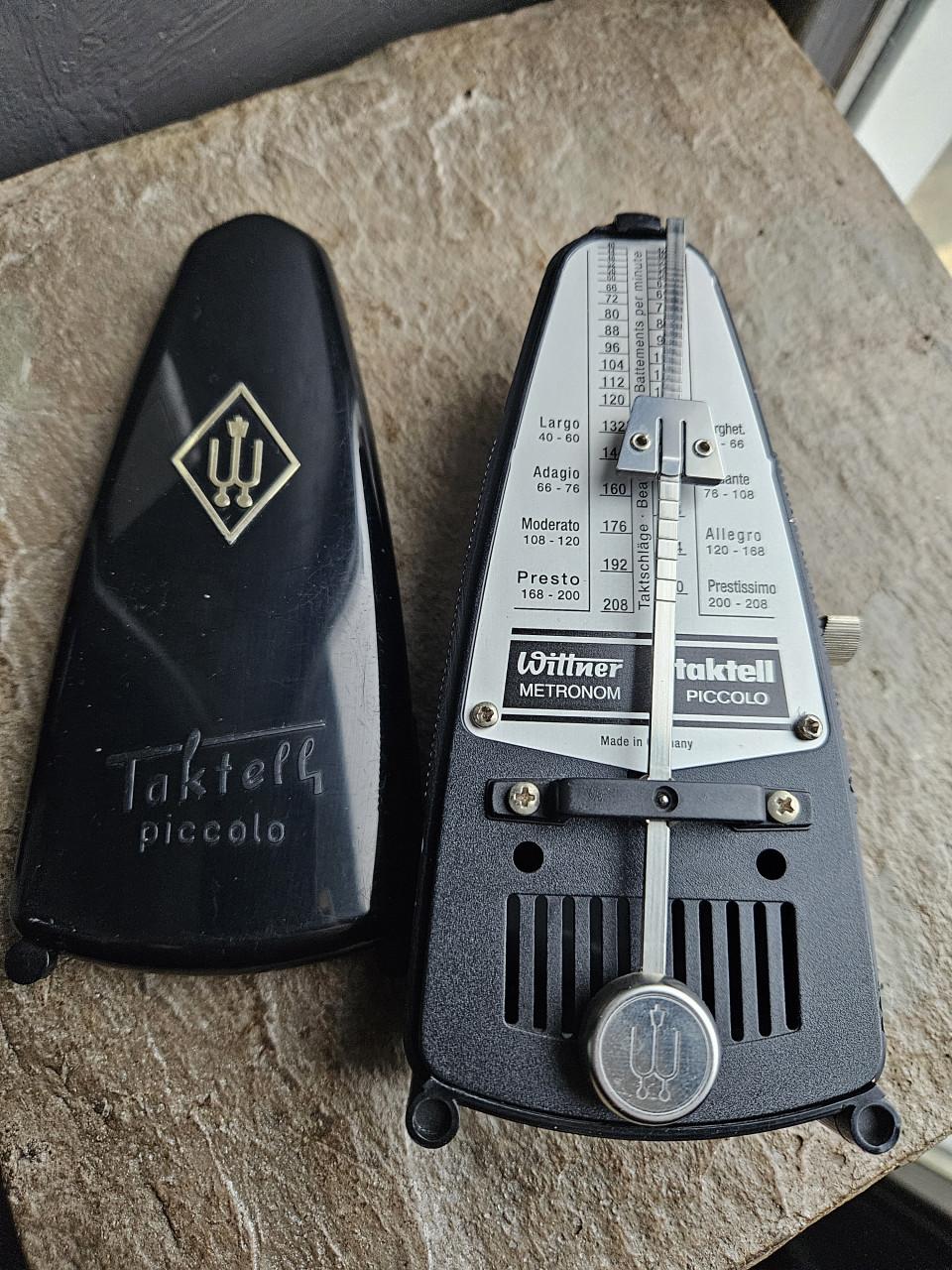 Prachtig werkend vintage Wittner Taktell Piccolo Metronoom