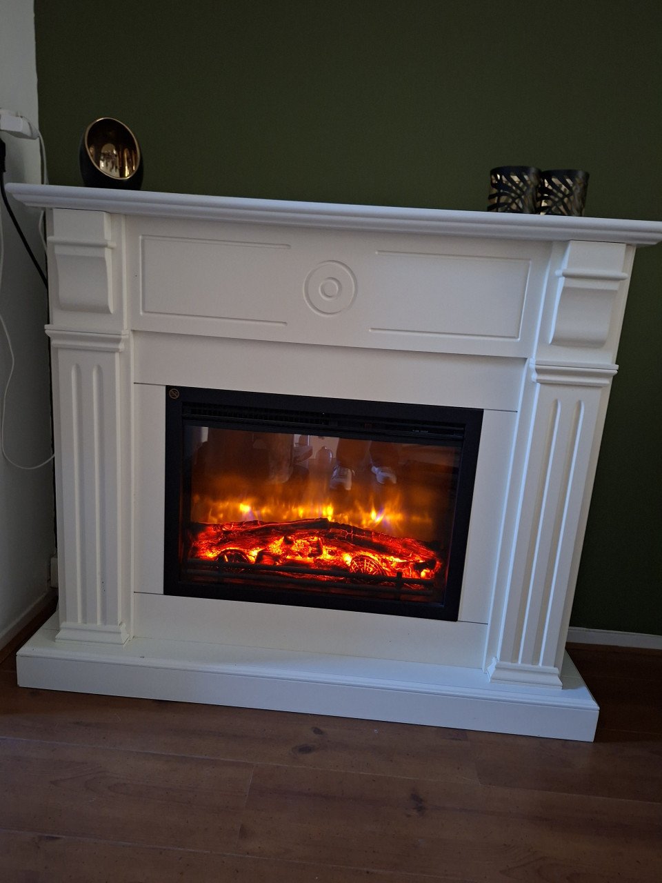 Sfeerhaard met verwarming