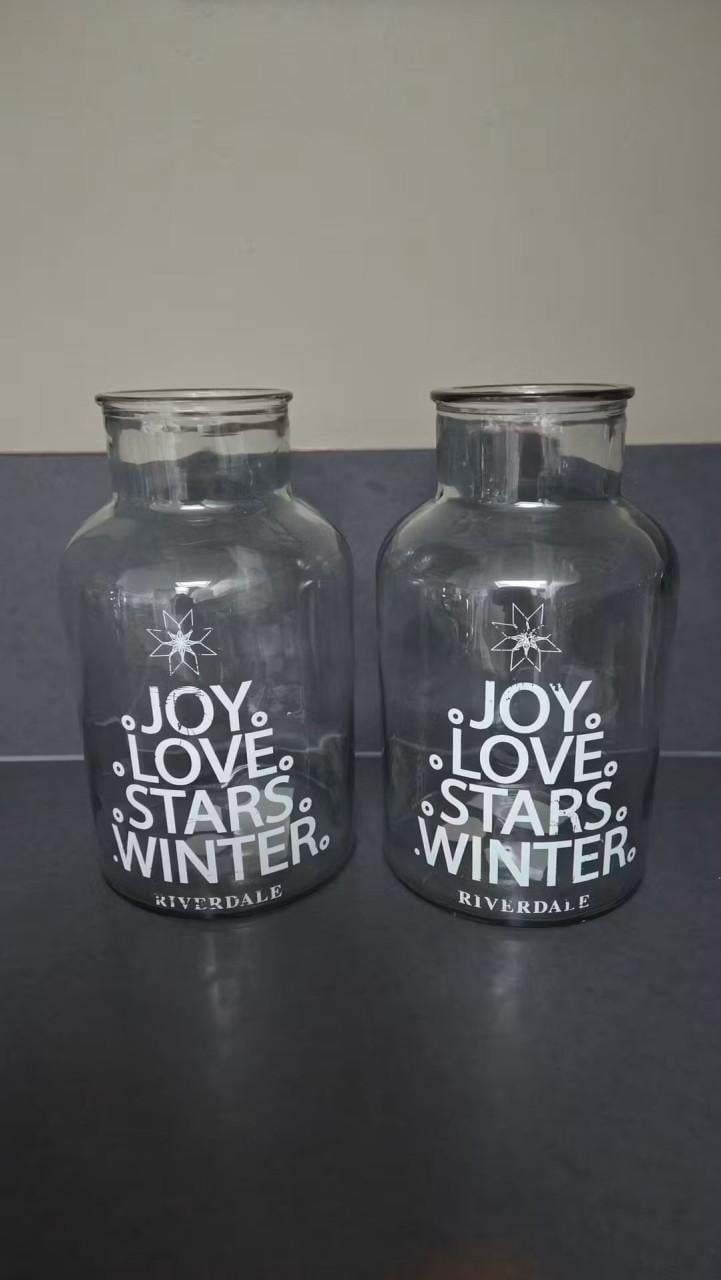 2 Grote Riverdale Windlichten/Vazen.