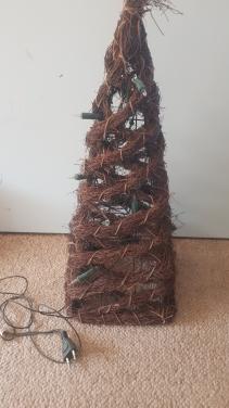 Kerstboompje met verlichting