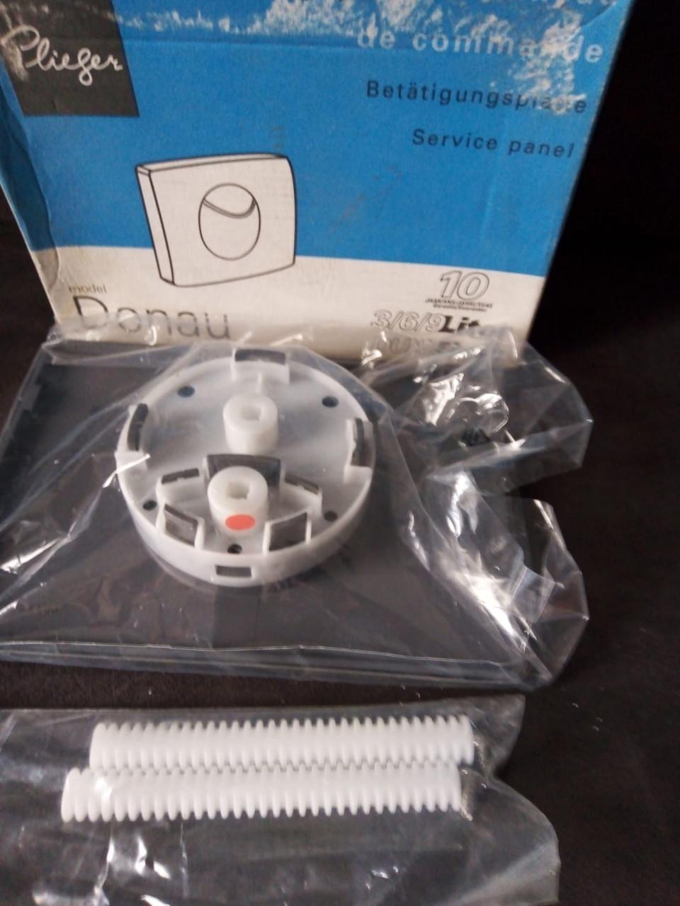 Drukknop voor hang wc €20,-