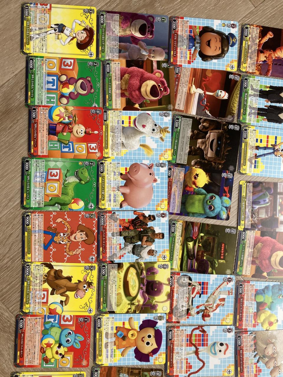 70 Weiss Schwarz Disney Pixar Toy Story kaarten