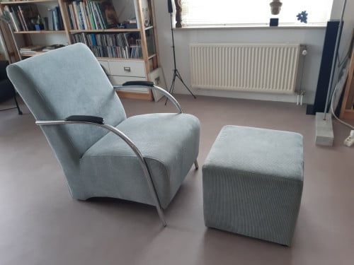 Fauteuil + hocker