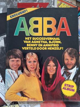 ABBA stripboek en knipsels
