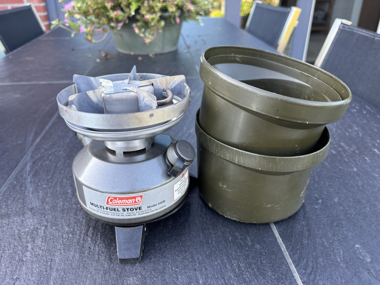 Coleman Stove 550B kooktoestel, multi fuel brander incl. case.