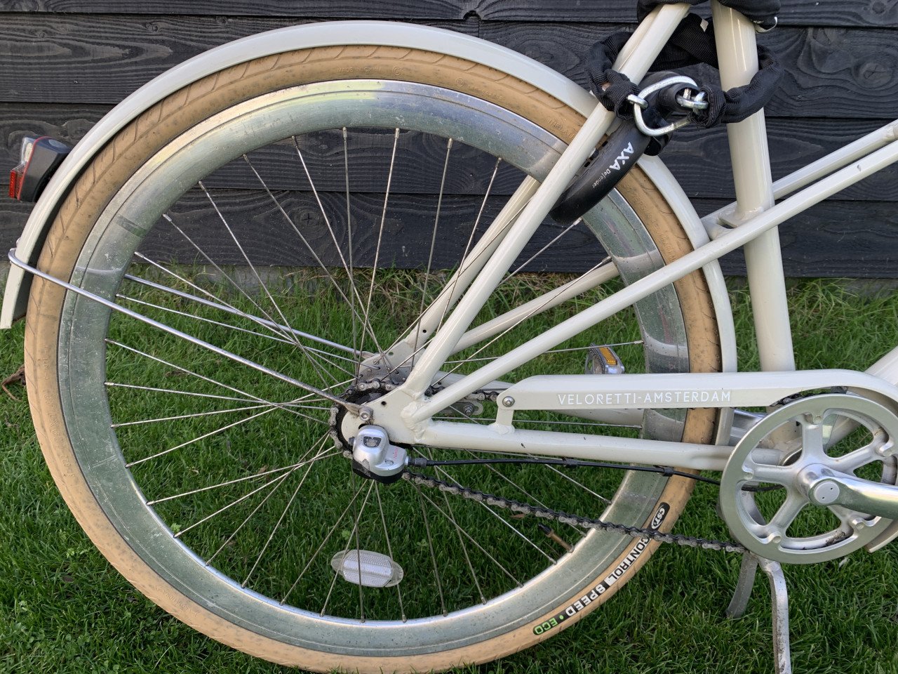 Veloretti fiets cafe racer pebble grey