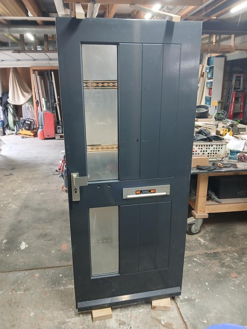 Voordeur met glas (88 x 201,5 cm)