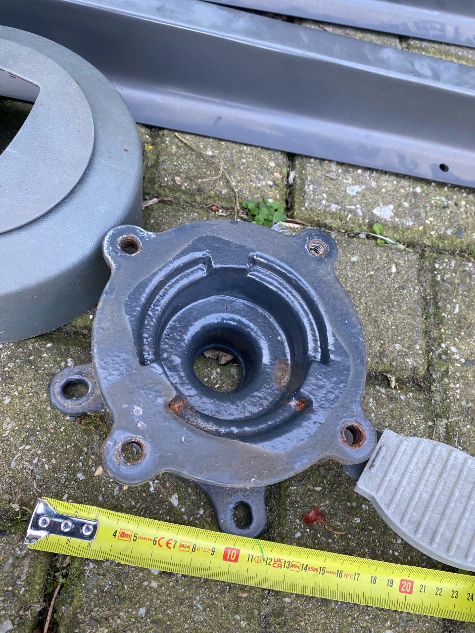 Onderdelen parasolvoet