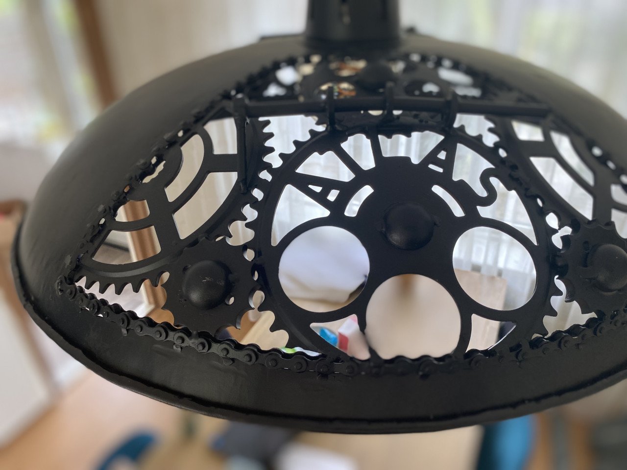 Gietijzeren industriële design lamp