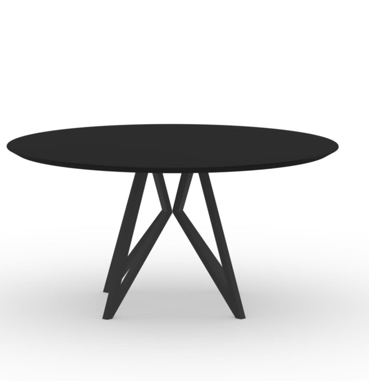 Studio Henk eettafel zwart HPL
