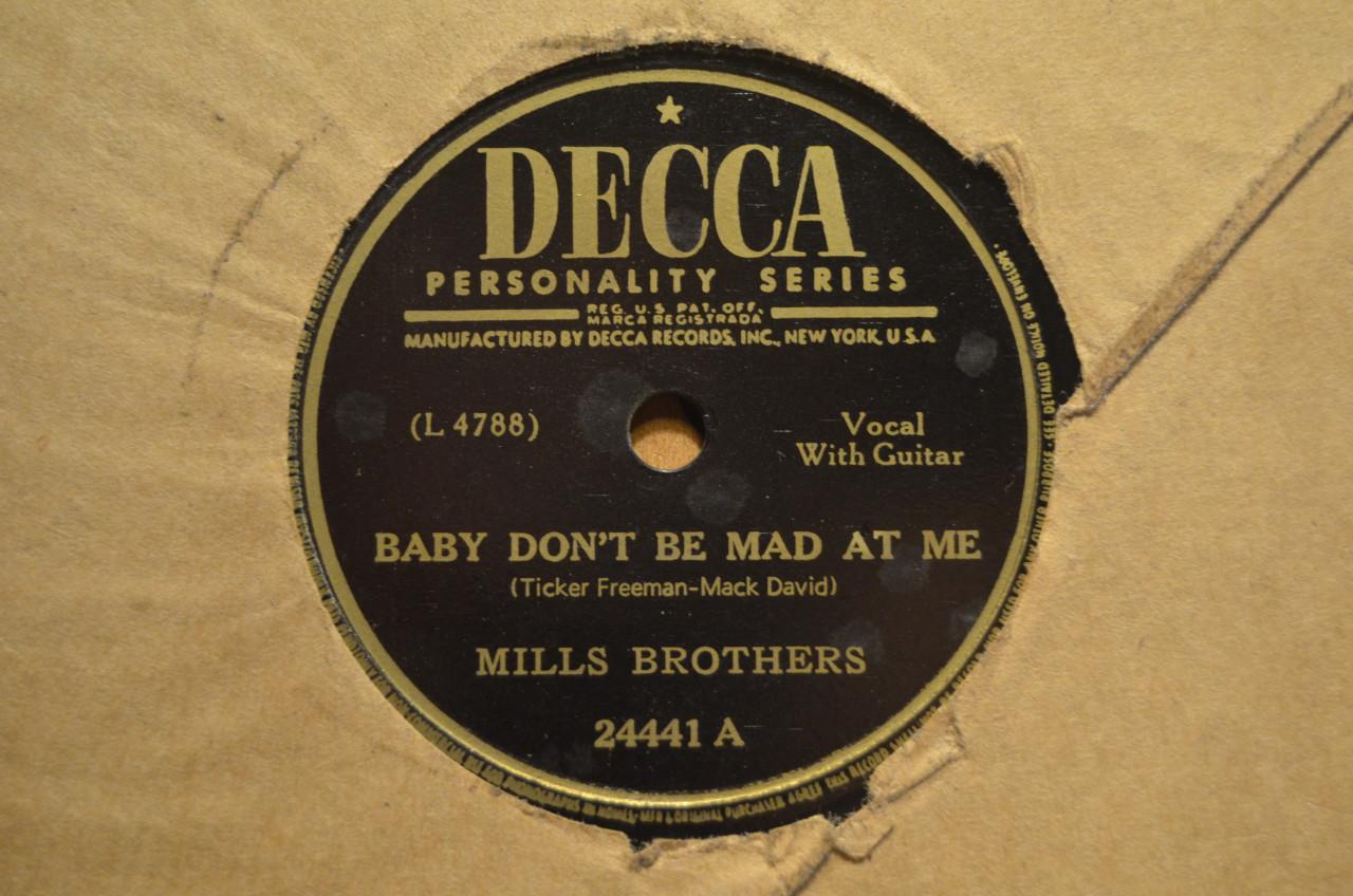 78 rpm Mills Brothers jaren '40 en '50 héél veel stuks. (5)