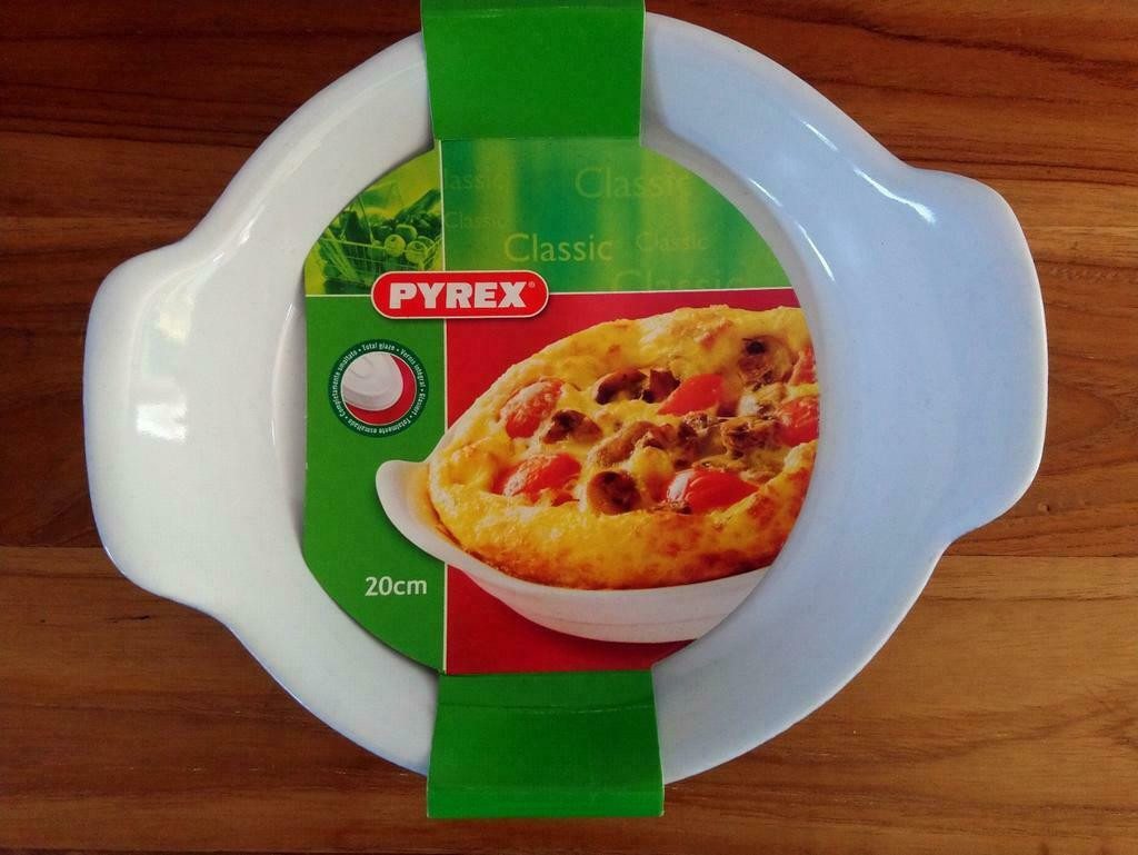 Pyrex ovenschaaltje 20 cm donker blauw - NIEUW