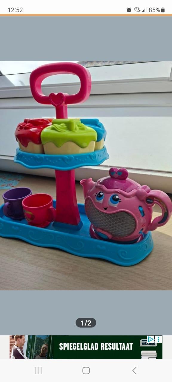 Vtech theepot met cupcakes