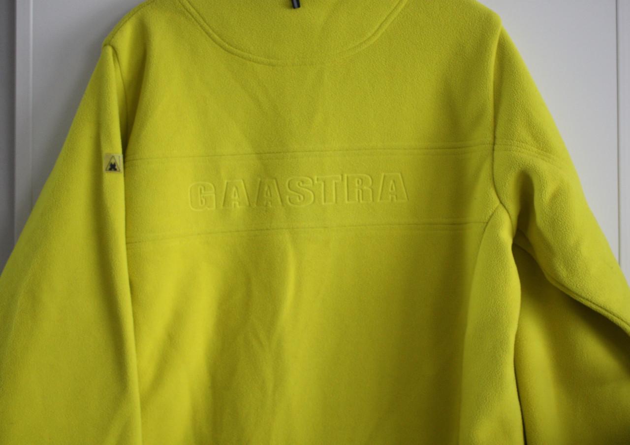 Fel geel jasje fleecetrui maat xl