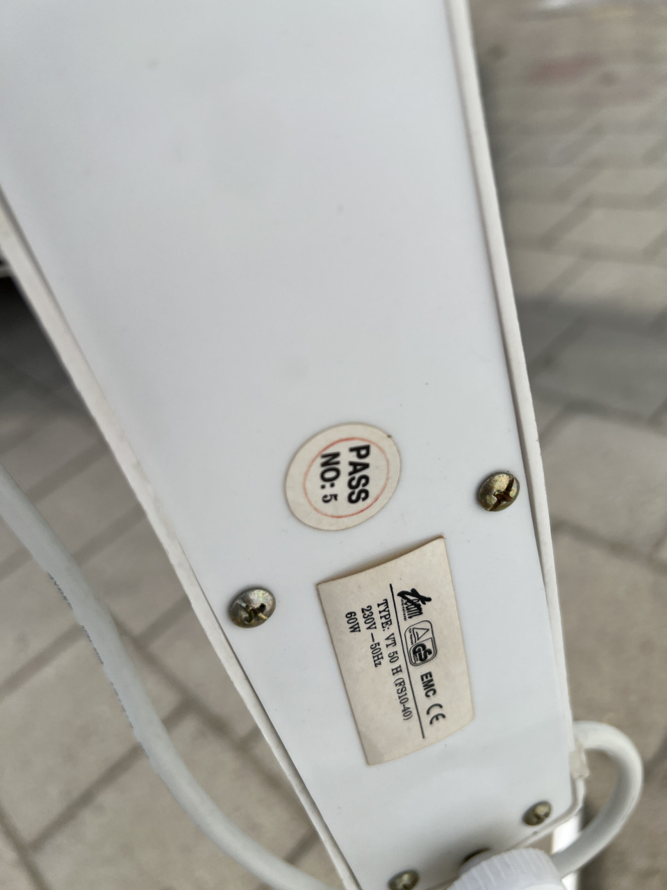 Staande ventilator met 3 standen als nieuw weinig gebruikt