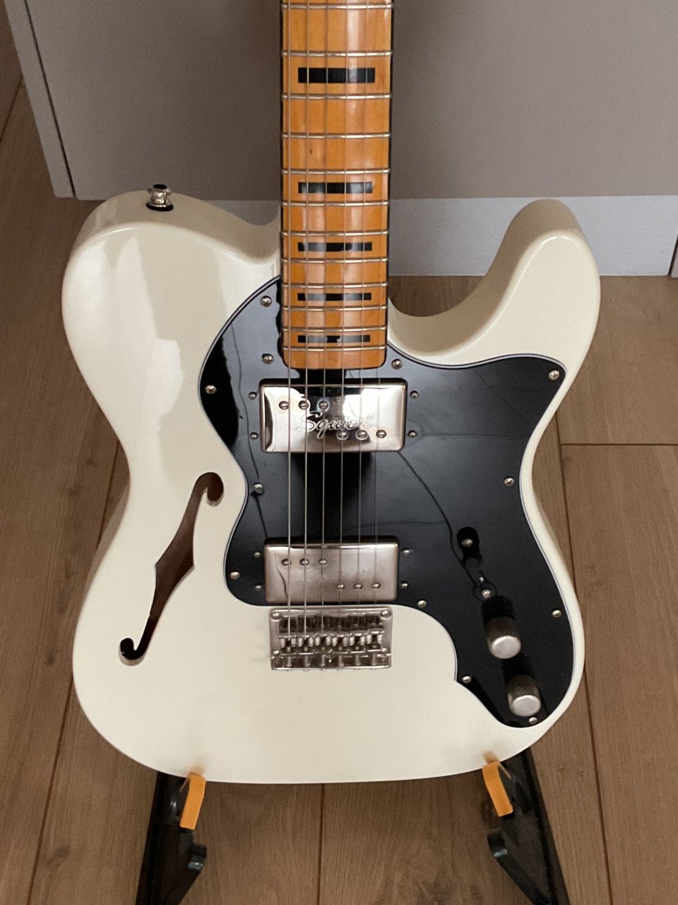 Squier FSR Classic Vibe ''70s Telecaster Thinline Olympic White BAXgarantie