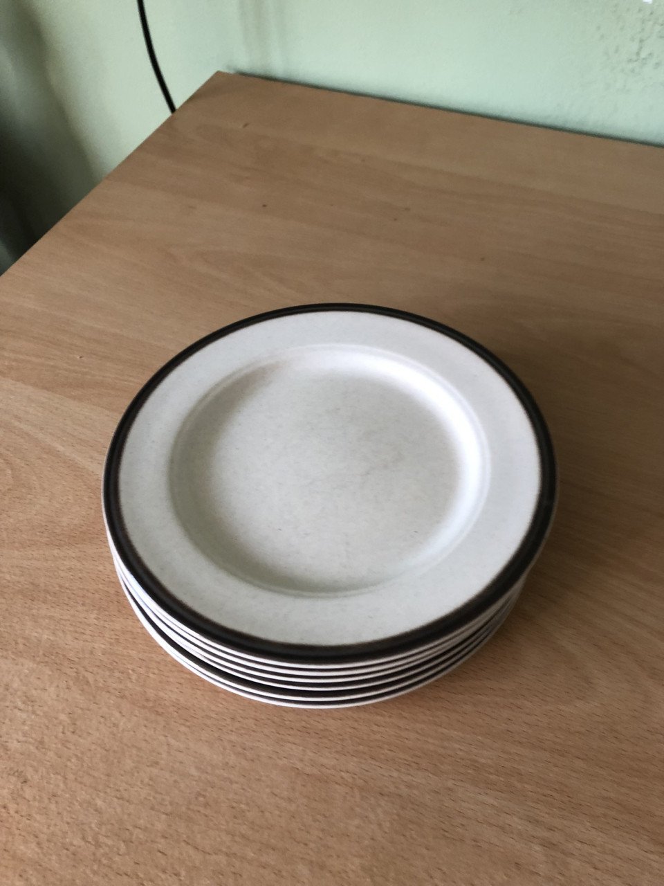 Te koop set gebakbordjes.(nieuw).