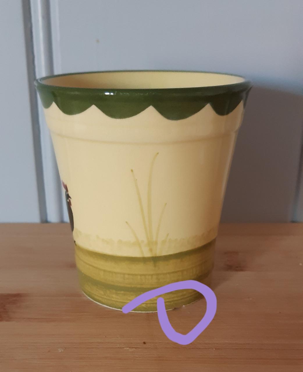 Zeller keramiek: Kip & haan servies:  1 koffiekop