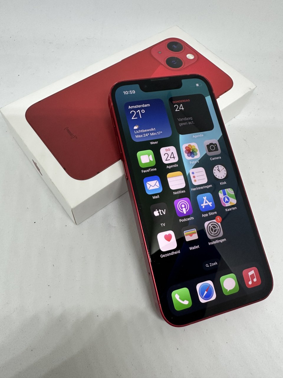 IPhone 13 mini  rood  128GB