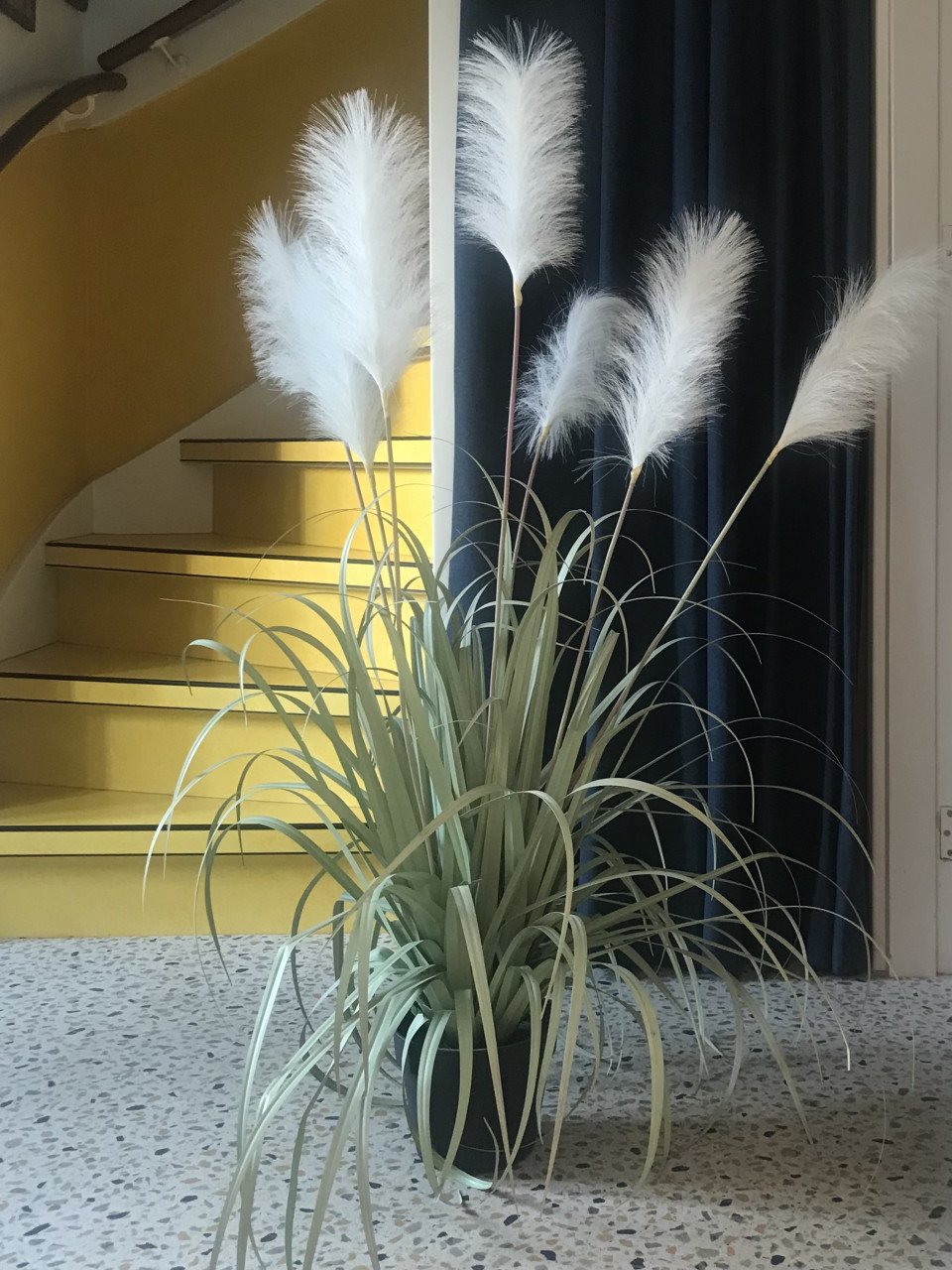 2 Kunstplanten Pampasgras