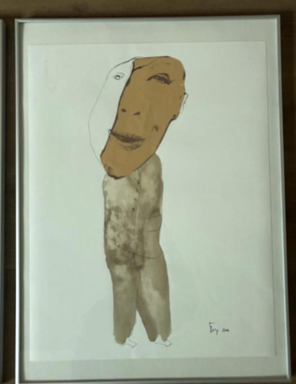 Surrealistisch Tweeluik -Moderne Kunst Abstracte Kunstwerken