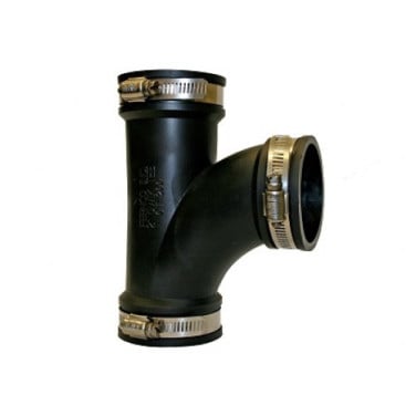 T-stuk flexibel 2" 60-50mm evolution aqua