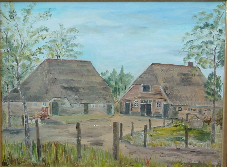 Boerderij  rieten dak