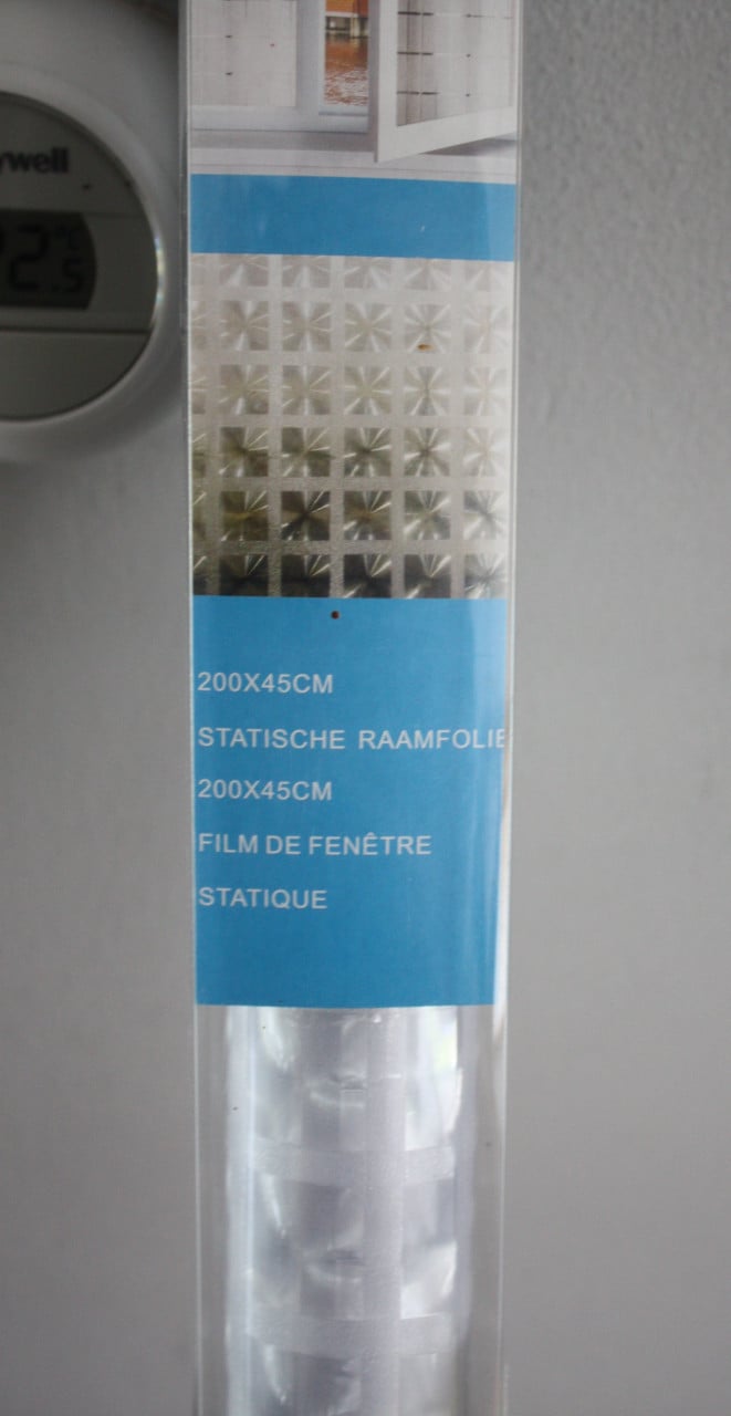 Nieuw in verpakking raamfolie
