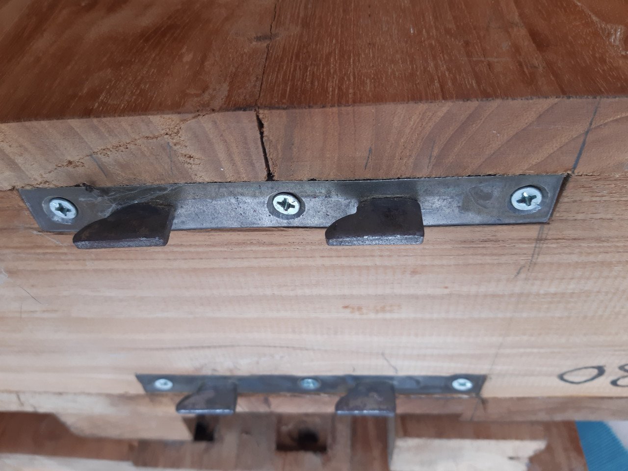 Teak bedombouw