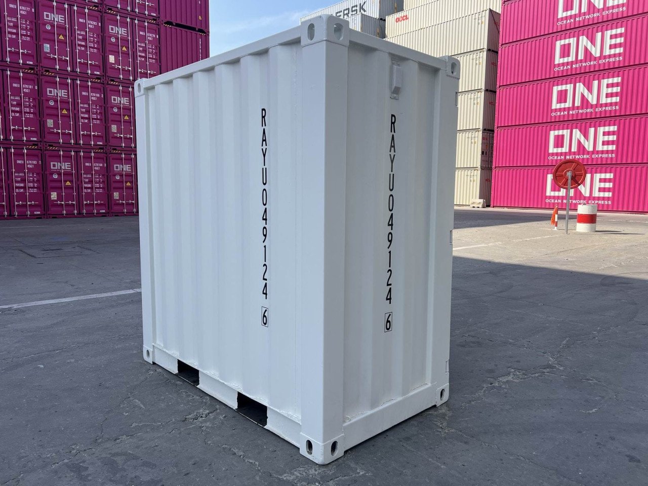 4fts opslagcontainer / bhv container / bouwcontainer wit
