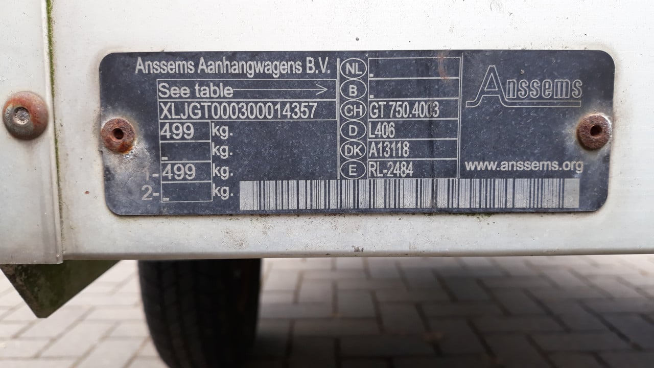 Aanhangwagen.