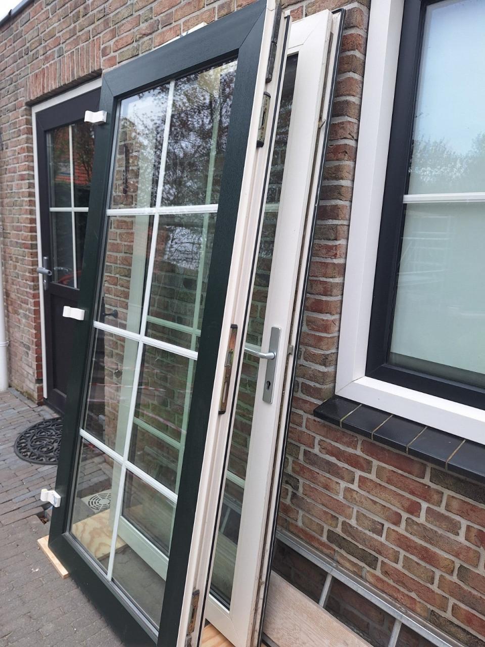 Terrasdeuren met zijlicht kunststof