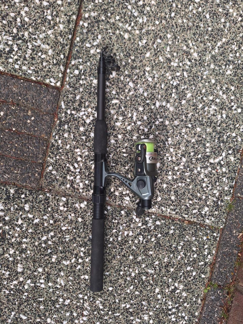 Telescoop hengel met molen