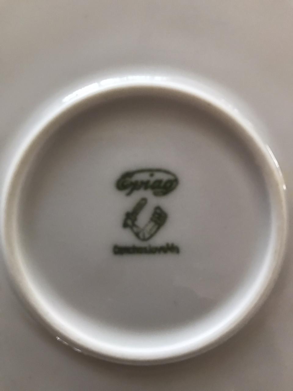 Epiag gebaksbordjes met schaal