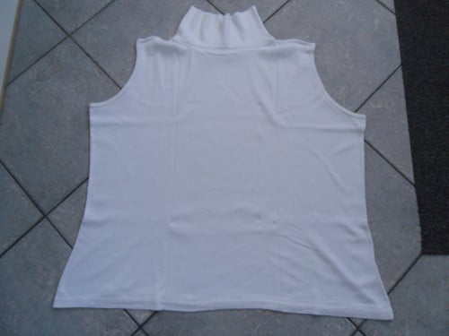 COLSHIRT ZONDER MOUW XXL CREME