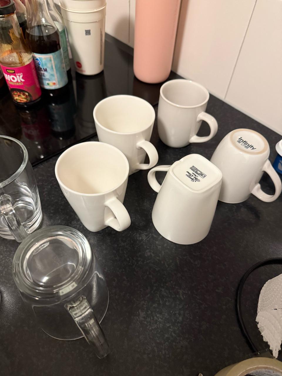 Set kopjes/theeglazen nieuw