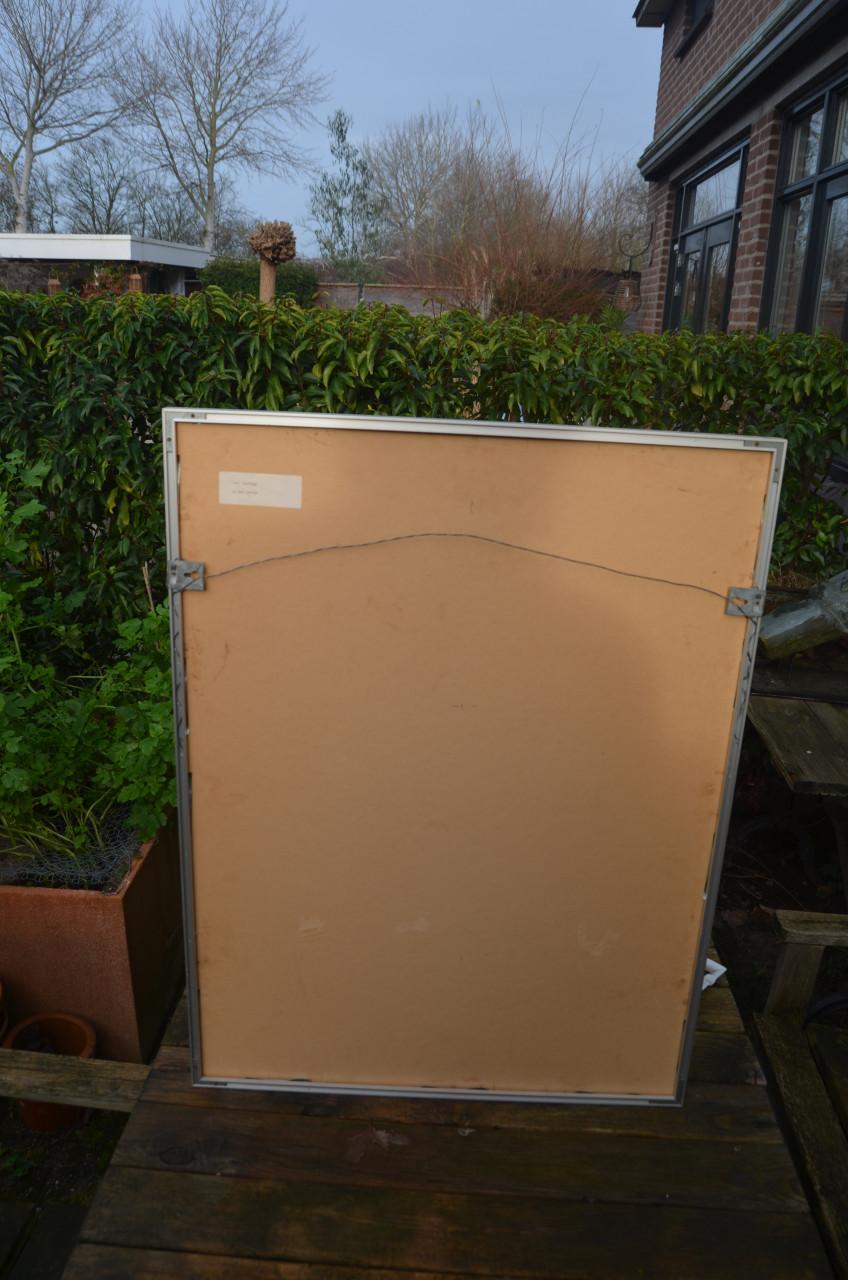 Flinke litho Aat Verhoog 'Op de bank' gesign. gen.