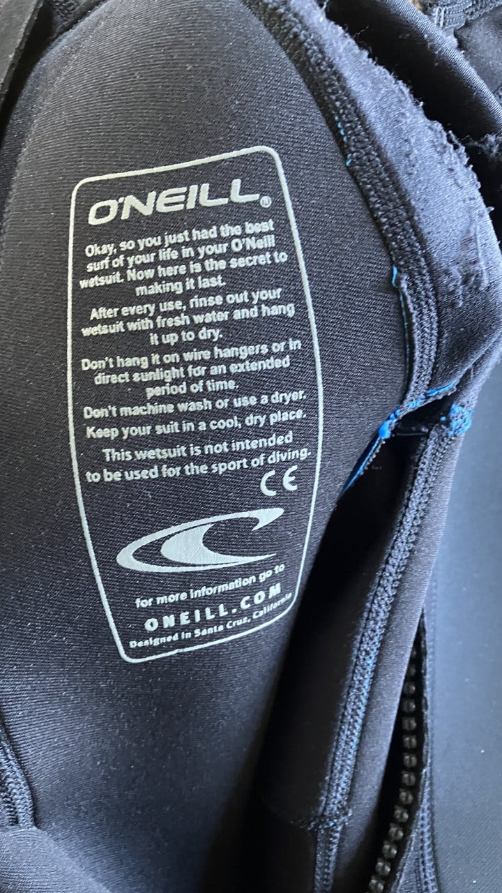 Wetsuit O’Neill kind