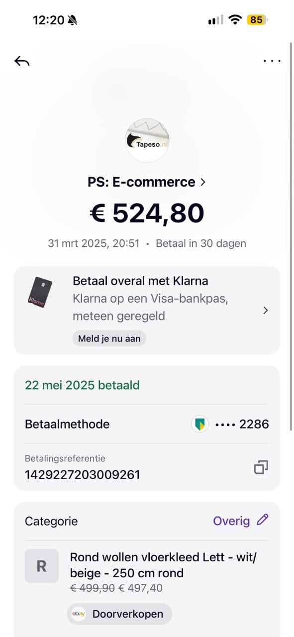 Rond wollen vloerkleed beige gemêleerd – Ø 250 cm